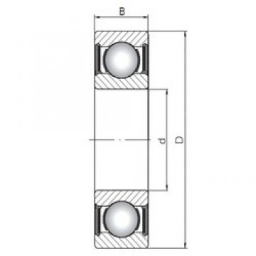 60 mm x 130 mm x 54 mm  ISO 63312-2RS deep groove ball bearings