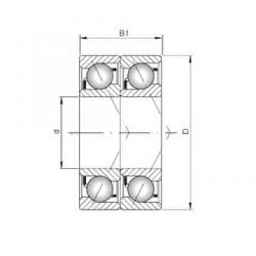 ISO 7207 ADT angular contact ball bearings