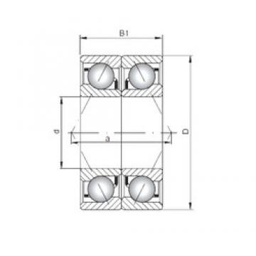 ISO 7207 CDB angular contact ball bearings