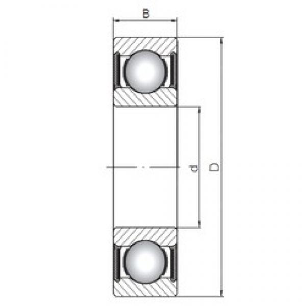 28 mm x 58 mm x 16 mm  ISO 62/28-2RS deep groove ball bearings #1 image