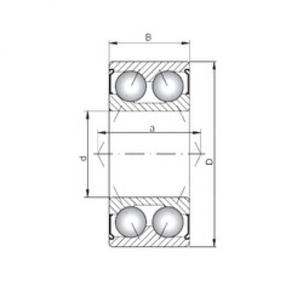 ISO 3312 ZZ angular contact ball bearings #1 image