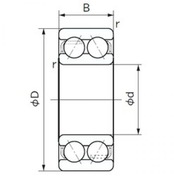 60 mm x 130 mm x 54 mm  NACHI 5312 angular contact ball bearings #1 image