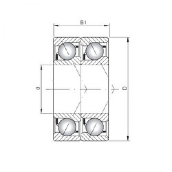 ISO 71921 CDT angular contact ball bearings #1 image